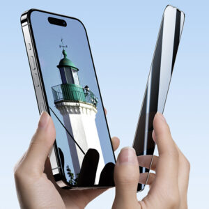 Benks Tempered glass Ultra Shield HD (AN66) for Iphone 16 Pro Max juodos spalvos - Image 4