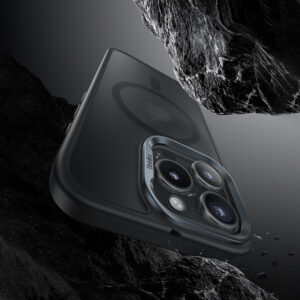 Benks Magnetic Mist dėklas Metal Frame skirtas Apple iPhone 16 pilkos spalvos - Image 4