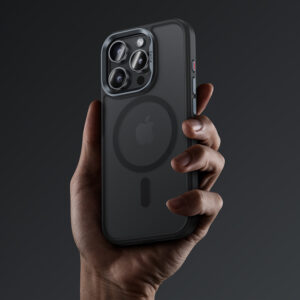 Benks Magnetic Mist dėklas Metal Frame skirtas Apple iPhone 16 Plus juodos spalvos - Image 3
