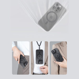 Benks Magnetic Lucid Armor dėklas (C065) skirtas Apple iPhone 16 Pro aukso spalvos - Image 5