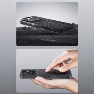 Benks Magnetic Lucid Armor dėklas (C065) skirtas Apple iPhone 16 Pro aukso spalvos - Image 6