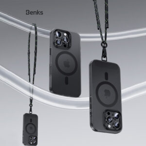 Benks Magnetic Lucid Armor dėklas (C065) skirtas Apple iPhone 16 Pro aukso spalvos - Image 7