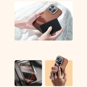 Benks Magnetic Golden Tide Kevlar 600D skirtas Apple iPhone 16 Pro - Image 9