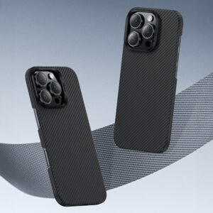 Benks Magnetic Armor Air Kevlar dėklas PC Frame 600D (D066) skirtas Apple iPhone 16 Pro Max juodos spalvos - Image 4