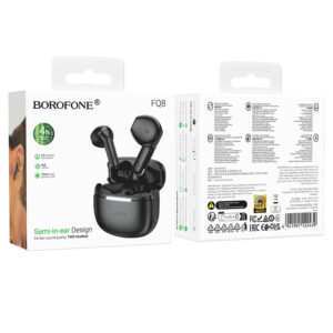 Borofone TWS Bluetooth ausinės FQ8 High juodos spalvos - Image 6