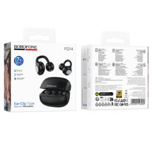 Borofone TWS Bluetooth ausinės FQ14 Joy juodos spalvos - Image 4