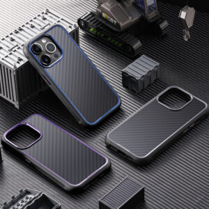 Rock Kevlar Series Aramid Fiber Case for Iphone 15 black - Image 5
