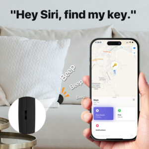 Lifemate GPS Bluetooth LifeTag Tracker HD-P16-3 Apple baltos spalvos - Image 9