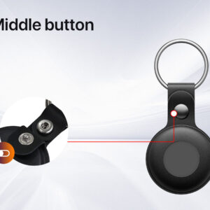 Lifemate GPS Bluetooth LifeTag Tracker HD-P16-3 Android + keyring juodos spalvos - Image 5