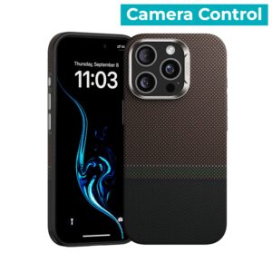 Benks Magnetic Armor Pro Prestige Kevlar 600D dėklas (Y066) skirtas Apple iPhone 16 Pro Max (Camera Control Button) - Image 2