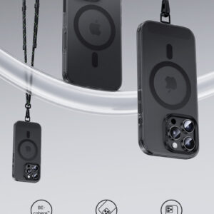 Benks Magnetic Lucid Armor dėklas (C066) skirtas Apple iPhone 16 Pro Max aukso spalvos (Camera Control Button) - Image 8