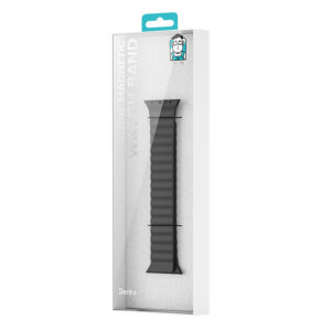 Benks Magnetic Silicone Watch Band for Apple Watch 38/40/41 beige - Image 7