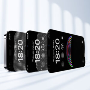 Benks Tempered glass JoyView Anti-reflection Glass for Iphone 15 Pro Max juodos spalvos - Image 4