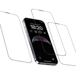 Benks Tempered glass JoyView Anti-reflection Glass for Iphone 15 Pro juodos spalvos - Image 4