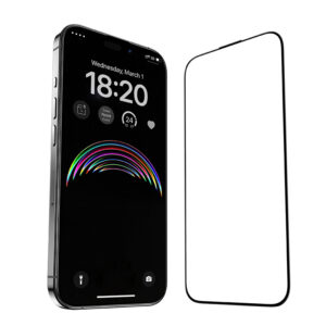 Benks Tempered glass JoyView Anti-reflection Glass for Iphone 15 Pro juodos spalvos - Image 6