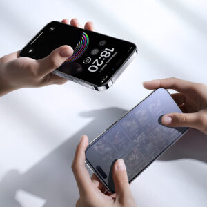 Benks Tempered glass JoyView Anti-reflection Glass for Iphone 15 Pro juodos spalvos - Image 8