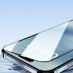 Benks Tempered glass Ultra Shield HD (AN65) for Iphone 16 Pro juodos spalvos - Image 5