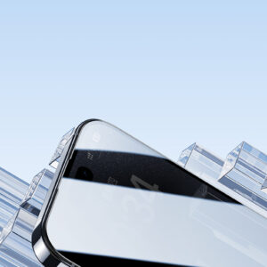 Benks Tempered glass Ultra Shield HD (AN65) for Iphone 16 Pro juodos spalvos - Image 8