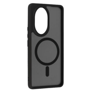 Full Matte Mag Cover skirtas Honor 200 Pro 5G juodos spalvos - Image 2