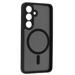Full Matte Mag Cover skirtas Samsung Galaxy S24 juodos spalvos - Image 2