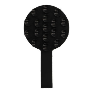 Silicone suction phone holder magnetic with ring MSH9 juodos spalvos - Image 2