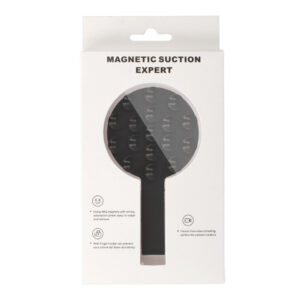 Silicone suction phone holder magnetic with ring MSH9 juodos spalvos - Image 6