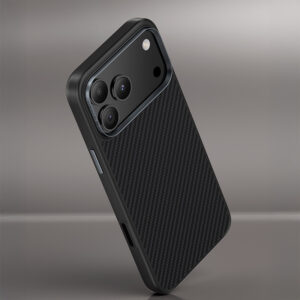 Benks Magnetic Armor Pro Kevlar dėklas Metal Frame 600D (A067) skirtas Apple iPhone 17 juodos spalvos (Camera Control Button) - Image 3