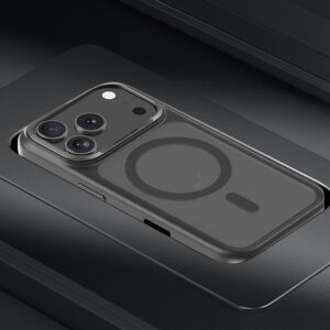 Benks Magnetic Mist dėklas Metal Frame (0069) skirtas Apple iPhone 17 Pro baltos spalvos (Camera Control Button) - Image 9