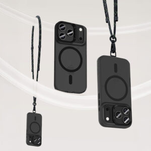 Benks Magnetic Lucid Armor dėklas (0069) skirtas Apple iPhone 17 Pro juodos spalvos (Camera Control Button) - Image 6