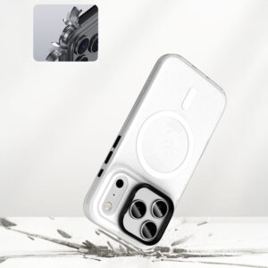 Benks Magnetic Lucid Armor dėklas (0069) skirtas Apple iPhone 17 Pro juodos spalvos (Camera Control Button) - Image 7