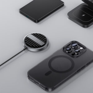 Benks Magnetic Lucid Armor dėklas (0070) skirtas Apple iPhone 17 Pro Max baltos spalvos (Camera Control Button) - Image 9