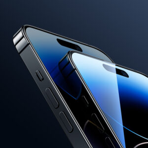 Benks Tempered glass Glass Warrior HD for Iphone 14 Pro Max juodos spalvos - Image 2