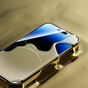 Benks Tempered glass Glass Warrior HD for Iphone 14 Pro Max juodos spalvos - Image 3
