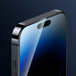 Benks Tempered glass Glass Warrior HD for Iphone 14 Pro Max juodos spalvos - Image 4