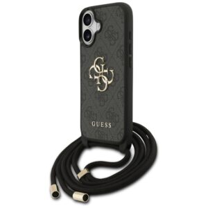 Original dėklas GUESS 4G Big Logo Cord Stap Crossbody skirtas Apple iPhone 17 juodos spalvos - Image 2
