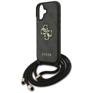 Original dėklas GUESS 4G Big Logo Cord Stap Crossbody skirtas Apple iPhone 17 juodos spalvos - Image 5