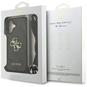 Original dėklas GUESS 4G Big Logo Cord Stap Crossbody skirtas Apple iPhone 17 juodos spalvos - Image 7