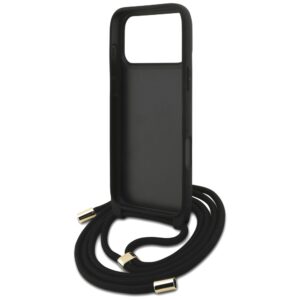 Original dėklas GUESS 4G Big Logo Cord Stap Crossbody skirtas Apple iPhone 17 Pro Max rudos spalvos - Image 6