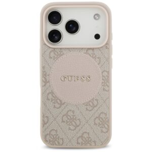 Original dėklas GUESS 4G Circle Classic Logo MagSafe skirtas Apple iPhone 17 Pro pink - Image 3