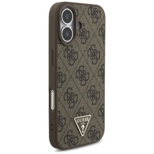 Original dėklas GUESS 4G Strap Triangle Logo MagSafe skirtas Apple iPhone 17 rudos spalvos - Image 4