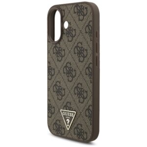 Original dėklas GUESS 4G Strap Triangle Logo MagSafe skirtas Apple iPhone 17 rudos spalvos - Image 6