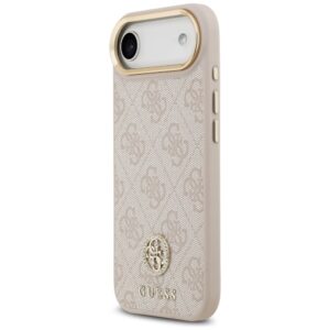Original dėklas GUESS 4G Strass Logo & Big Strap Metal Buttons MagSafe skirtas Apple iPhone 17 Air pink - Image 2