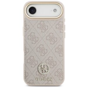 Original dėklas GUESS 4G Strass Logo & Big Strap Metal Buttons MagSafe skirtas Apple iPhone 17 Air pink - Image 3