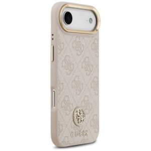 Original dėklas GUESS 4G Strass Logo & Big Strap Metal Buttons MagSafe skirtas Apple iPhone 17 Air pink - Image 4