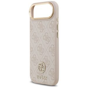 Original dėklas GUESS 4G Strass Logo & Big Strap Metal Buttons MagSafe skirtas Apple iPhone 17 Air pink - Image 6