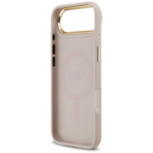 Original dėklas GUESS 4G Strass Logo & Big Strap Metal Buttons MagSafe skirtas Apple iPhone 17 Air pink - Image 7