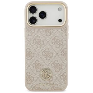Original dėklas GUESS 4G Strass Logo & Big Strap Metal Buttons MagSafe skirtas Apple iPhone 17 Pro Max pink - Image 3