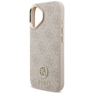 Original dėklas GUESS 4G Strass Logo & Big Strap Metal Buttons MagSafe skirtas Apple iPhone 17 pink - Image 6