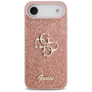 Original dėklas GUESS Fixed Glitter Big 4G skirtas Apple iPhone 17 Air pink - Image 3