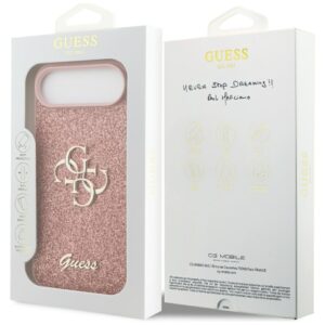 Original dėklas GUESS Fixed Glitter Big 4G skirtas Apple iPhone 17 Air pink - Image 8